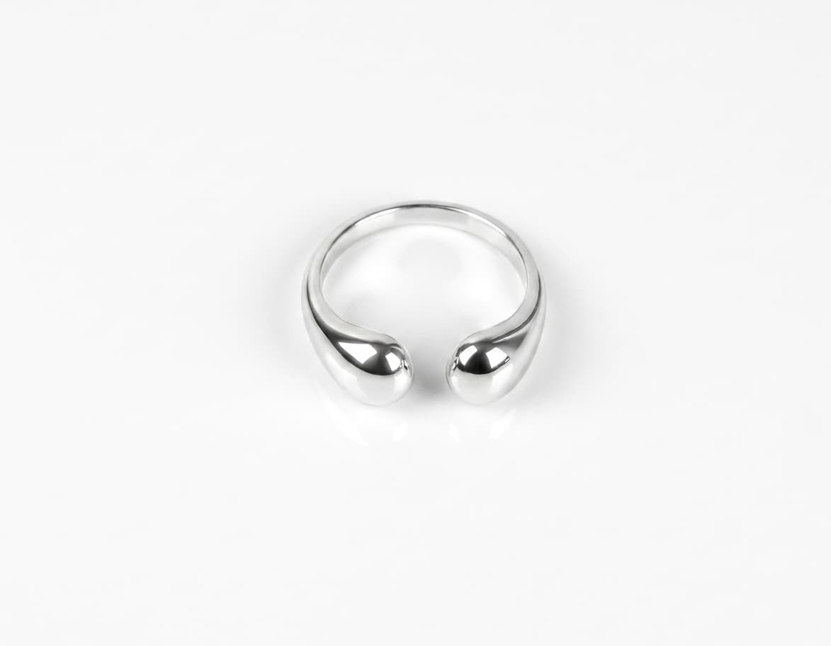 Minimalist Open Silver Ring